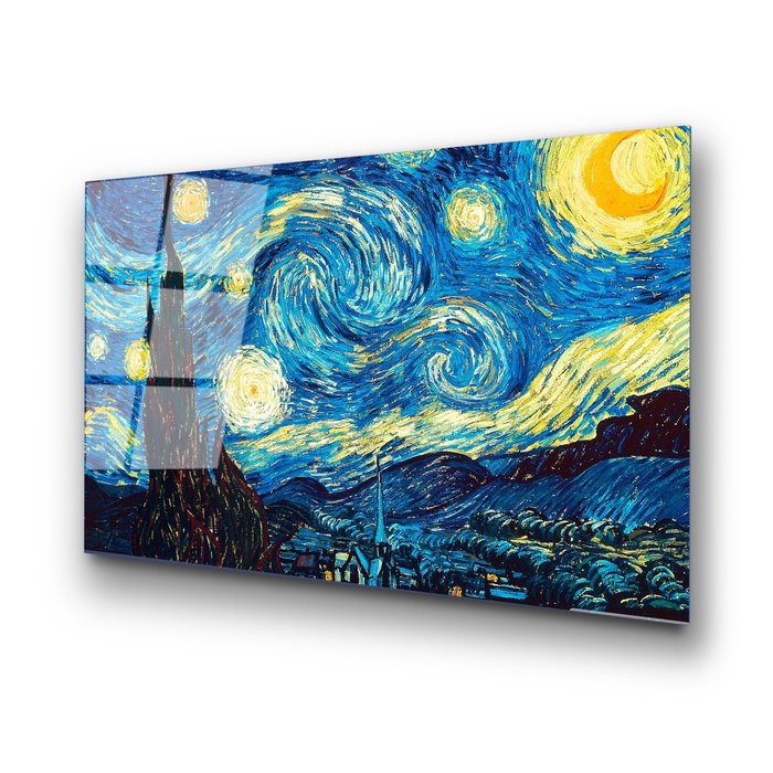 Wallity Cuadro Decorativo Noche estrellada de Van Gogh 70 x 100 cm Wallity Cuadro Decorativo Noche estrellada de Van Gogh 70 x 100 cm